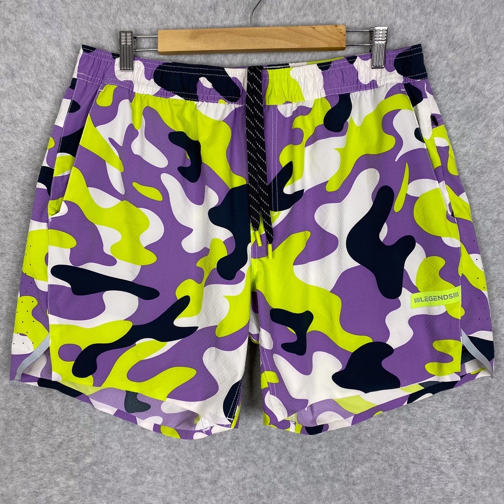Legends Shorts Mens XL Camo Luka 7" Linerless